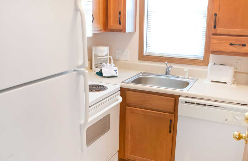 Guest kitchen at Indian Point.