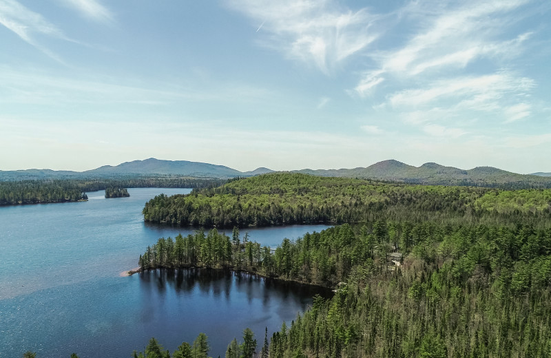 Lake view at White Pine Camp.