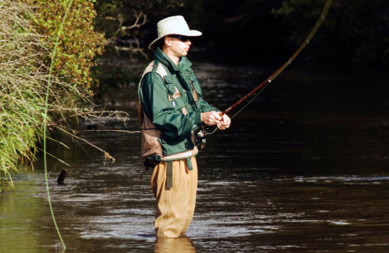 Fishing at Lolo Lodge