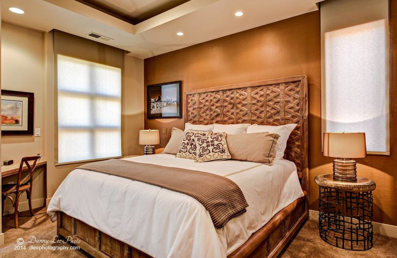 Guest bedroom at The Inn at Entrada.