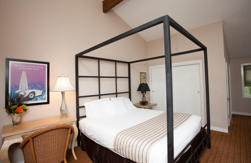 Cottage bedroom at Interlaken Resort & Conference Center.