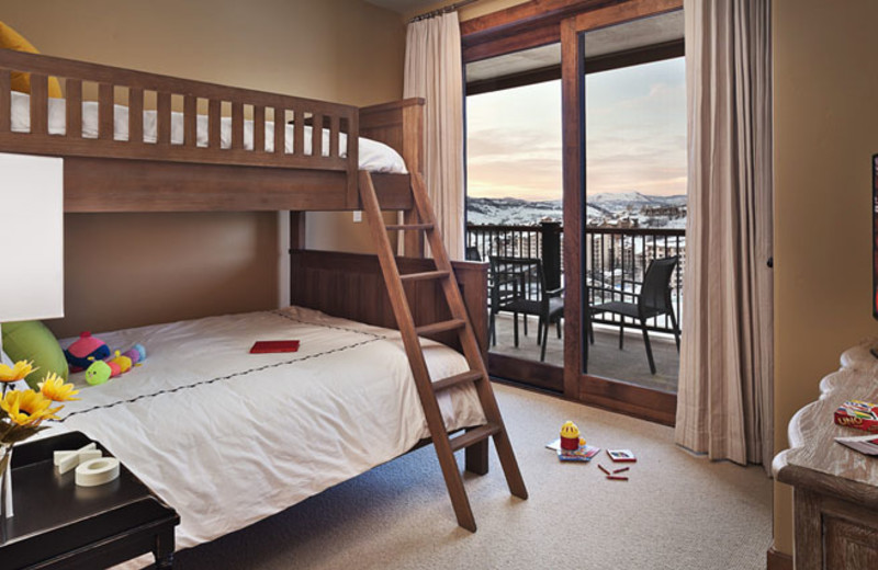 Rental bunk beds at Edgemont Condominiums.