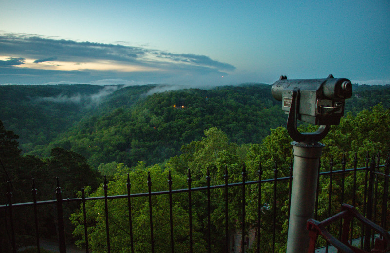 View from 1886 Crescent Hotel & Spa.