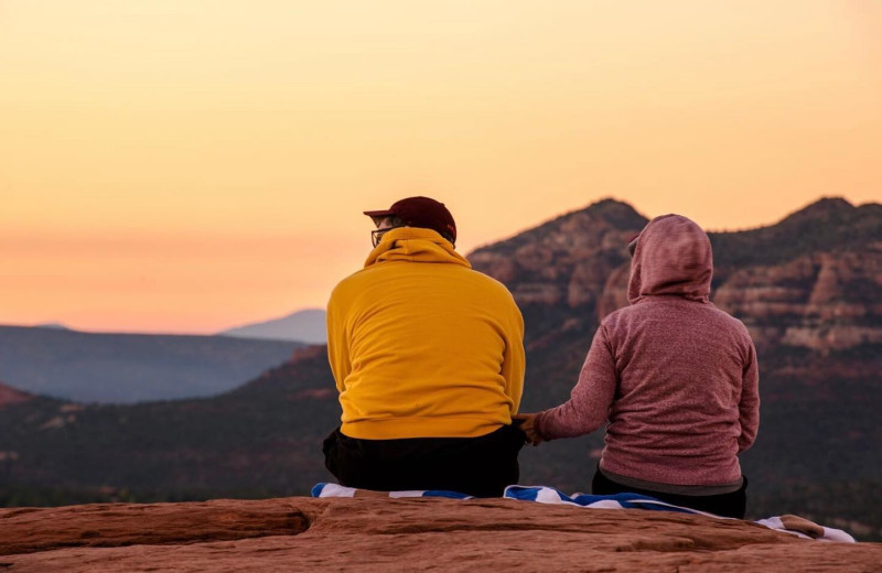 Couple at Las Posadas of Sedona.