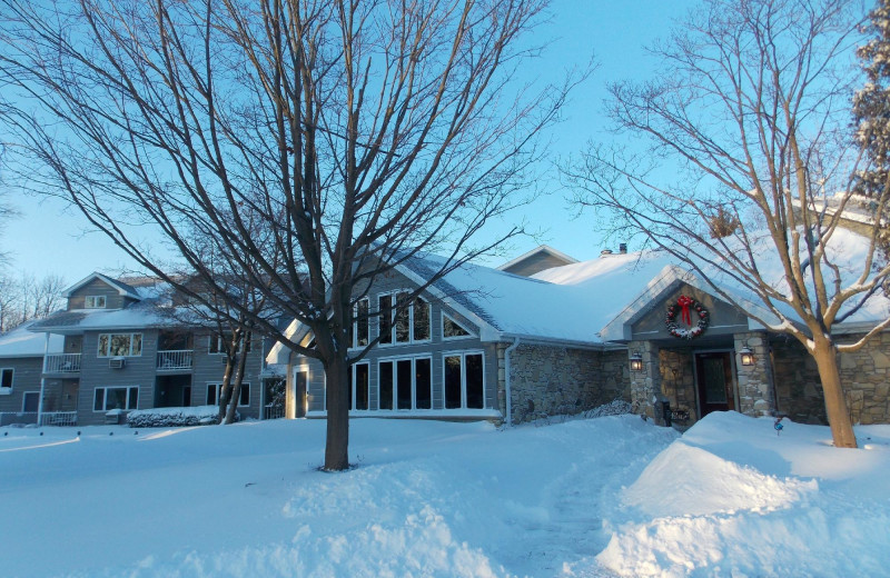 Winter at Waterbury Inn Condominium Resort.