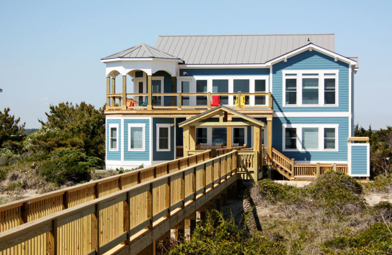 Rental exterior of Oak Island Accomodations.