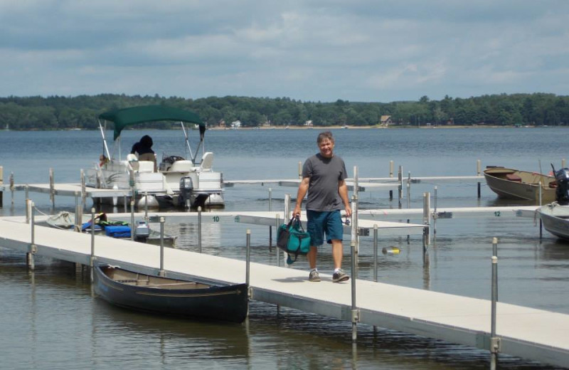 Dock view at Good Ol' Days Resort.