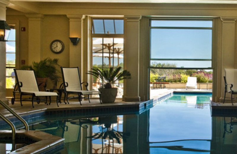 Pool view at Keswick Hall.