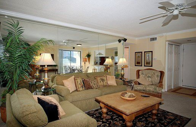 Condo interior at Sandpiper Cove.