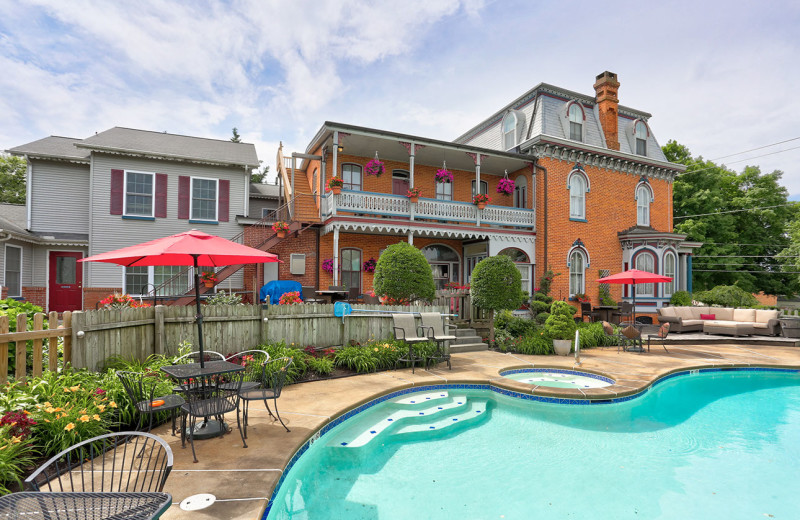 Outdoor pool at Greystone Manor Bed 