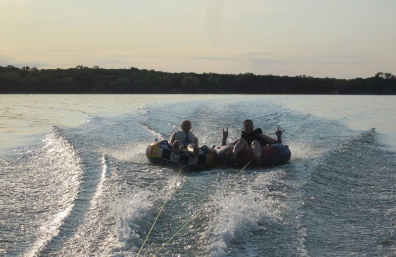 Tubing at Mallard Bay Resort.