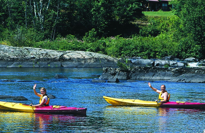 Kayaking at The Couples Resort.