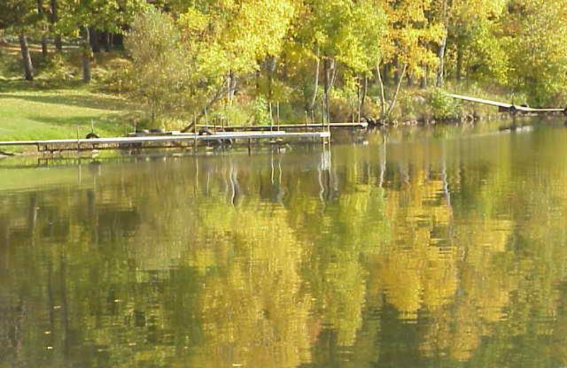 Lake Dock at Crow Wing Crest Lodge 