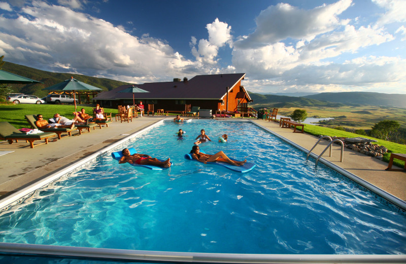 Outdoor pool at Bella Vista Estate.