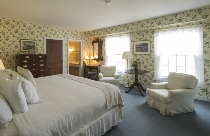 Guest room at Black Point Inn.