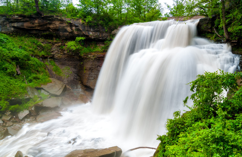Waterfall near Staybridge Suites - Stow.