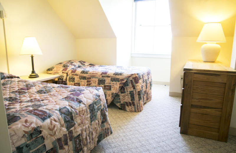 Guest bedroom at Town Square Condominiums.