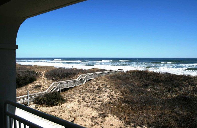 Balcony view at Hampton Inn & Suites Outer Banks/Corolla.