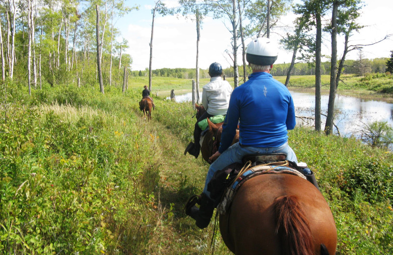 Trail riding at Trailhead Ranch.