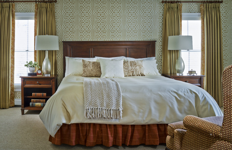 Guest room at The Green Mountain Inn.