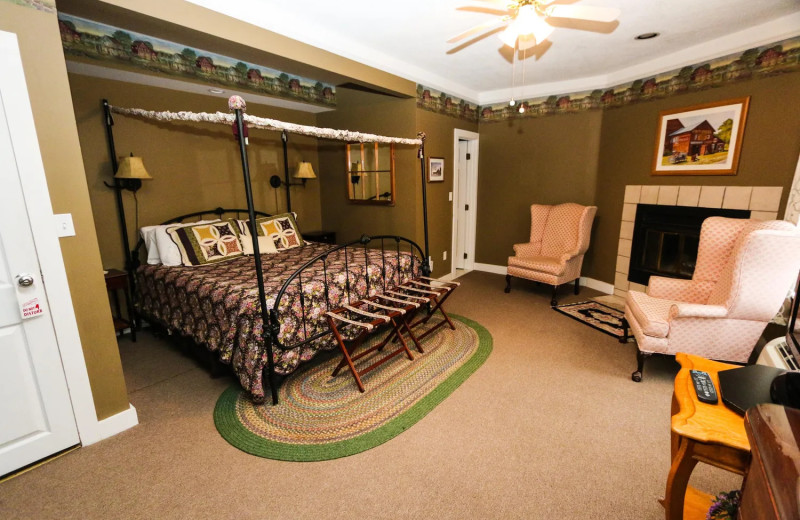 Guest room at The Cornell Inn Lenox.