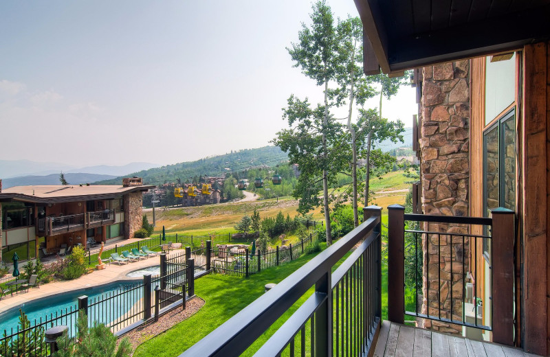 Rental balcony at Shadowbrook Property Management.