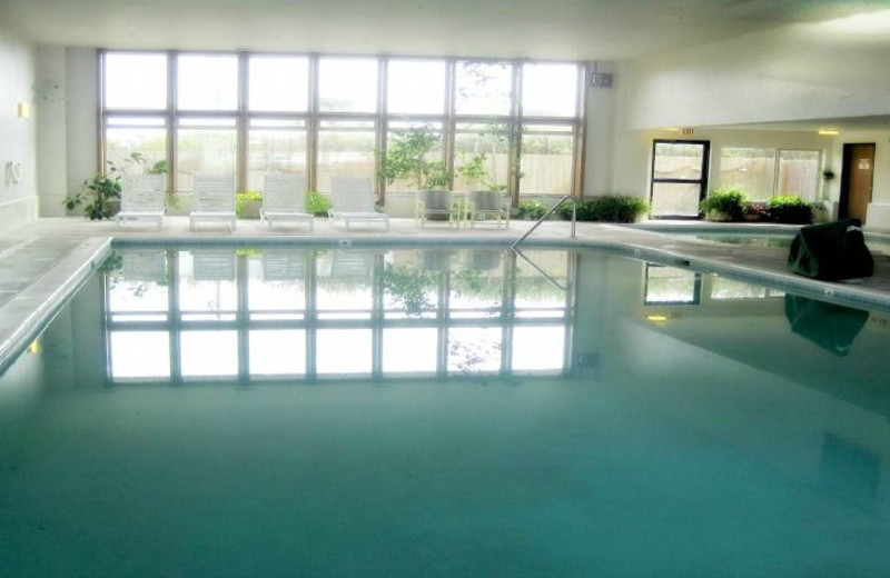 Indoor pool at Adobe Resort.