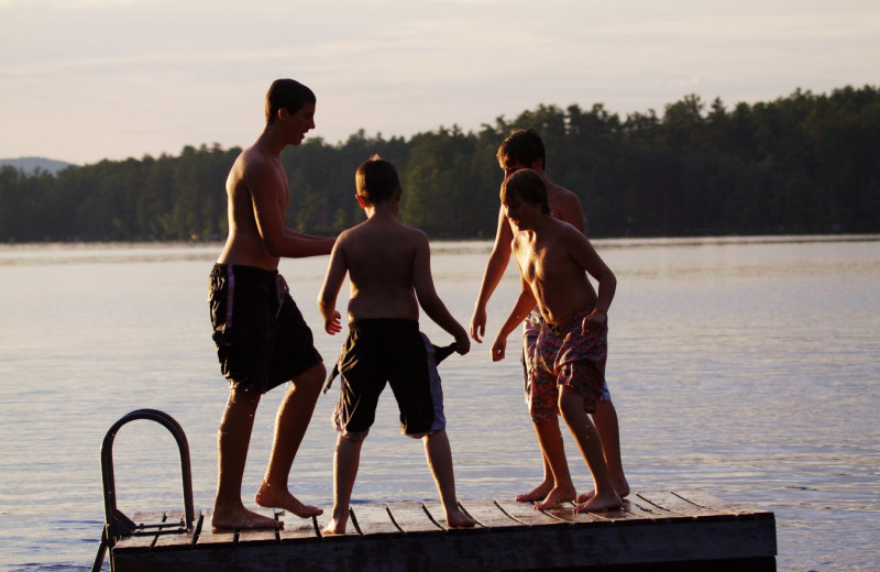 Family at Highland Lake Resort.