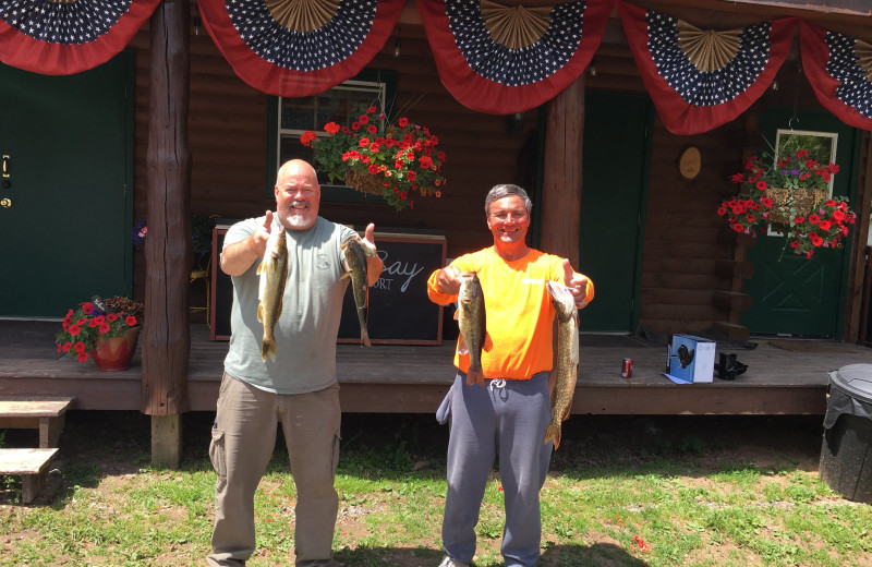 Fishing at Wilderness Bay Lodge and Resort.