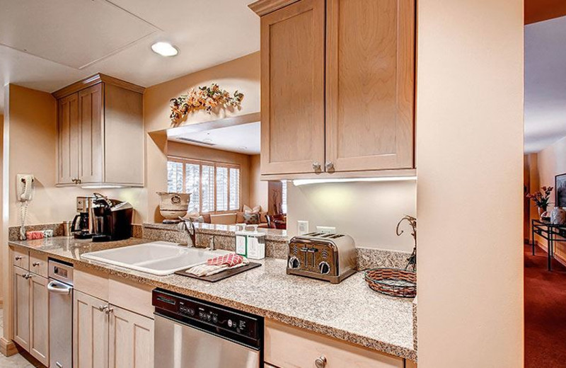 Guest kitchen at The Galatyn Lodge.