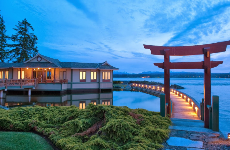 Spa exterior at April Point Lodge and Fishing Resort.