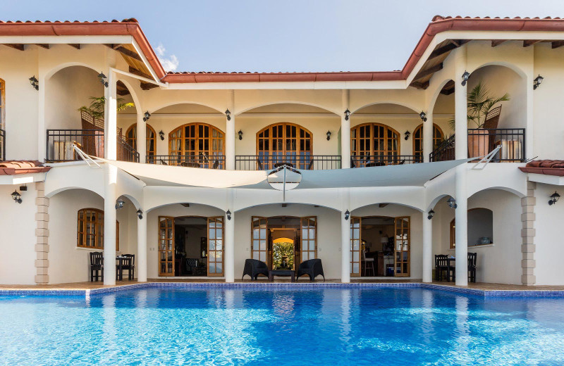 Outdoor pool at El Castillo Boutique Luxury Hotel.