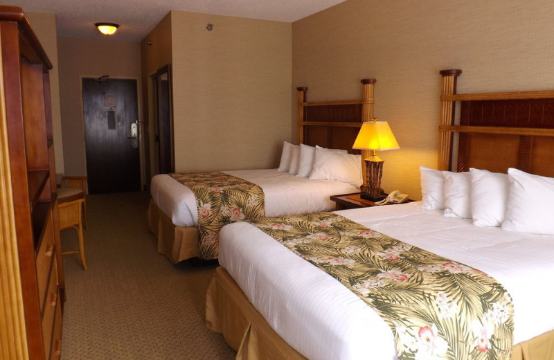 Two bed guest room at Maui Sands Resort & Indoor Waterpark.