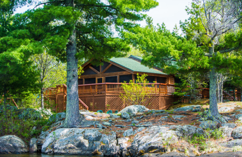 Cabin exterior at Northern Lights Resort & Outfitting.