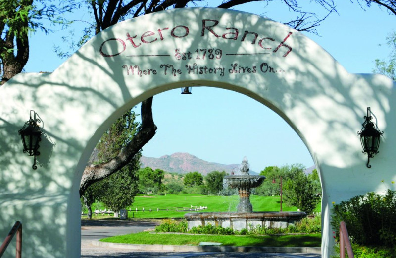 Entrance to Tubac Golf Resort.