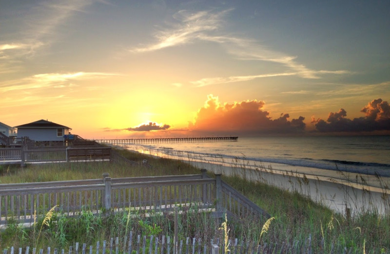 The beach at Treasure Realty.