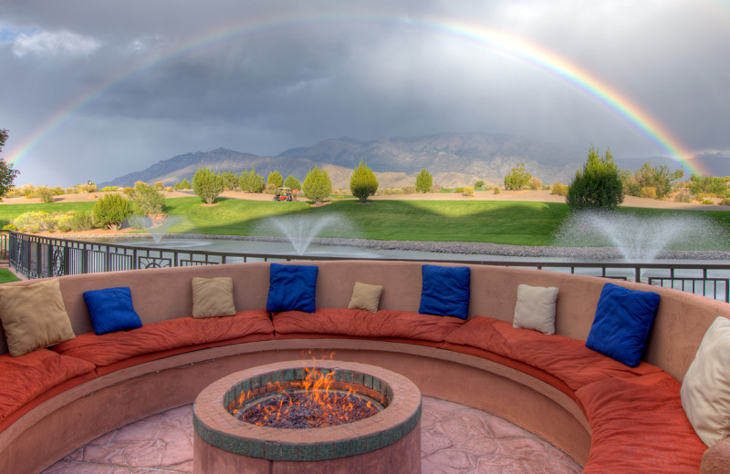 Patio at Sandia Resort
