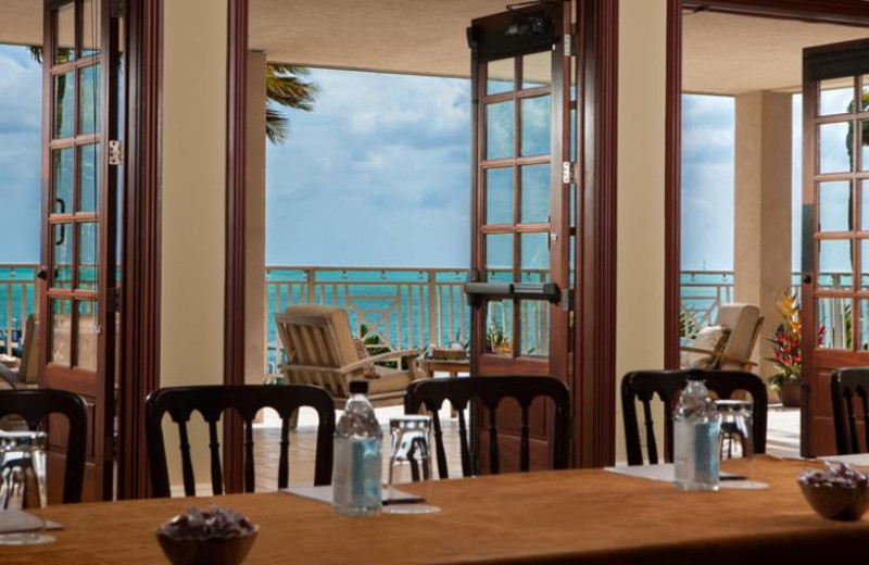 Meeting table at Cheeca Lodge & Spa.