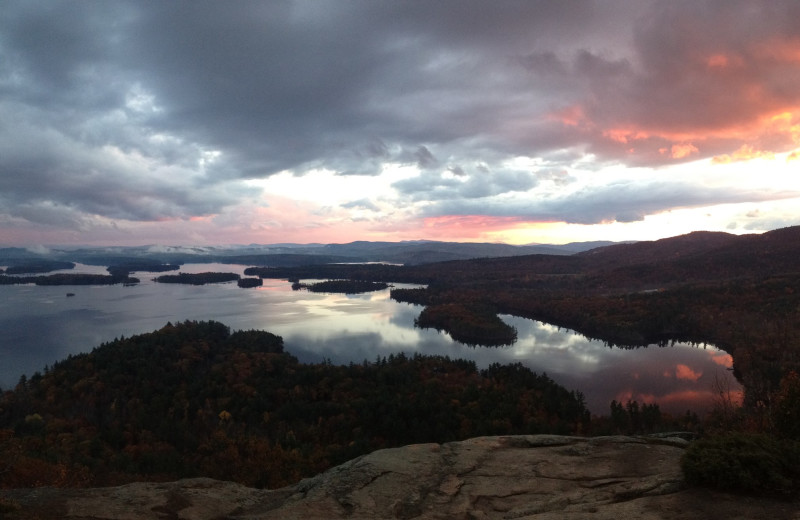 Sunrise at Rockywold-Deephaven Camps.