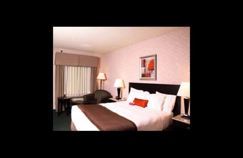 Guest room at Ramada Culver City.
