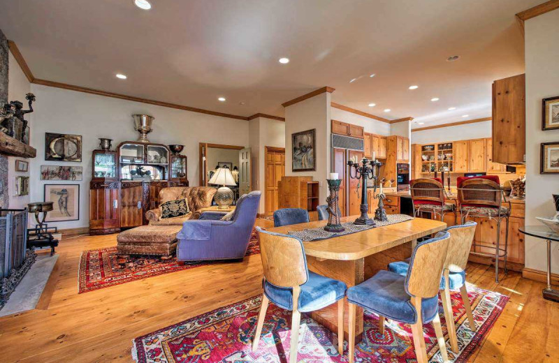 Rental interior at Acadia Cottage Rentals.