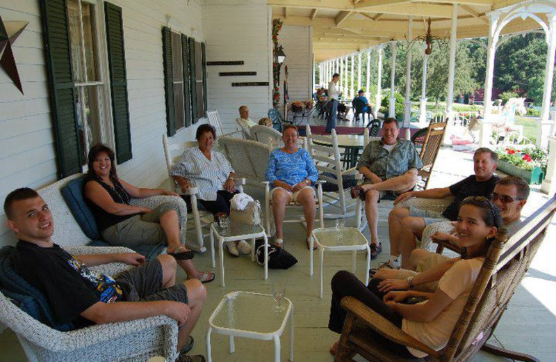 Group meeting at Winter Clove Inn.