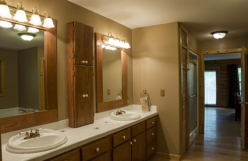 Bathroom at Hideaway Haven.