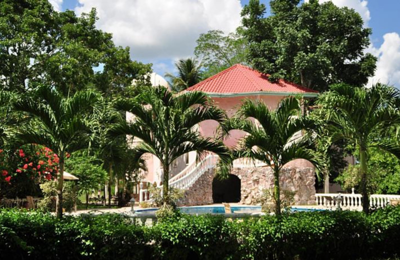 Exterior view of Banana Bank Lodge.