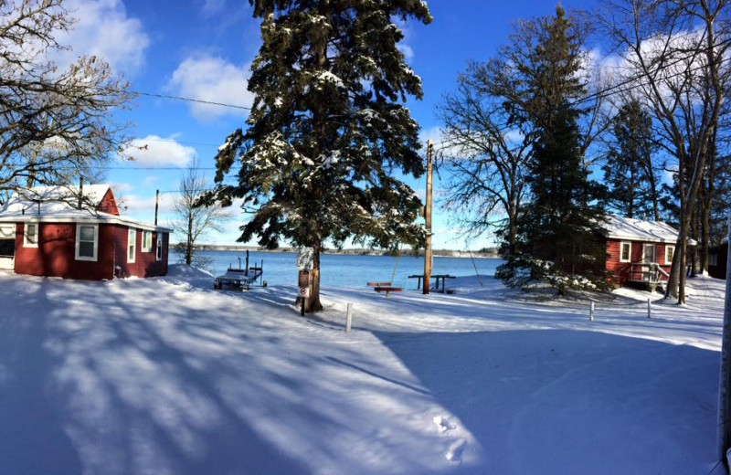 Winter at Tamarac Bay Resort.