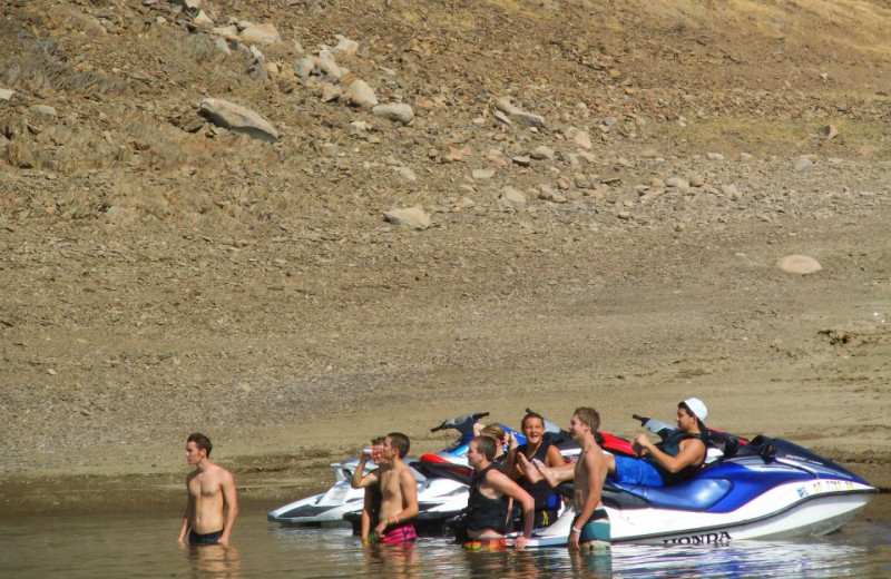 Jet skiing at Lake Don Pedro.