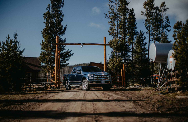 Entrance at Big Creek Lodge.