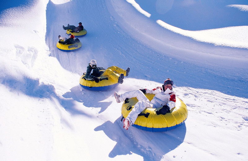 Snow tubing at Beds on Clouds.