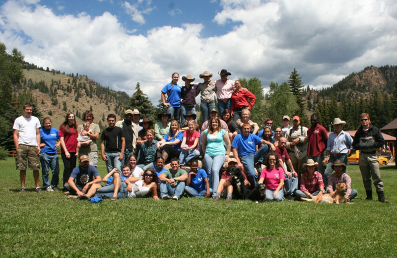 Group at Harmels Ranch Resort.