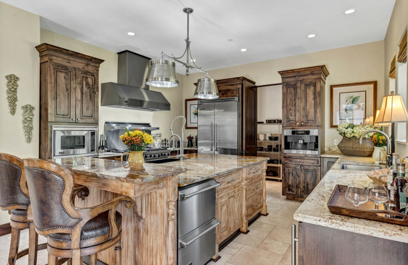 Rental kitchen at Woodfield Properties.